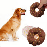 11CM Pet Dog Chew Throw Toys Cute Donuts Puppy Cat