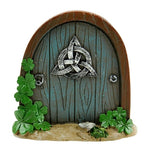 Miniature Fairy Door Home Creative Yard Art Mini Arch Window Door