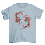 Koi fish swirly t-shirt