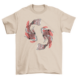 Koi fish swirly t-shirt