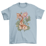 Koi fish illustration t-shirt