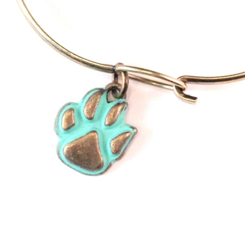 Paw Charm Bracelet, Necklace, or Charm Only